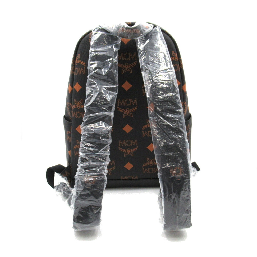 Mcm Polyurethane Polyester Backpack Rucksack Blac… - image 2